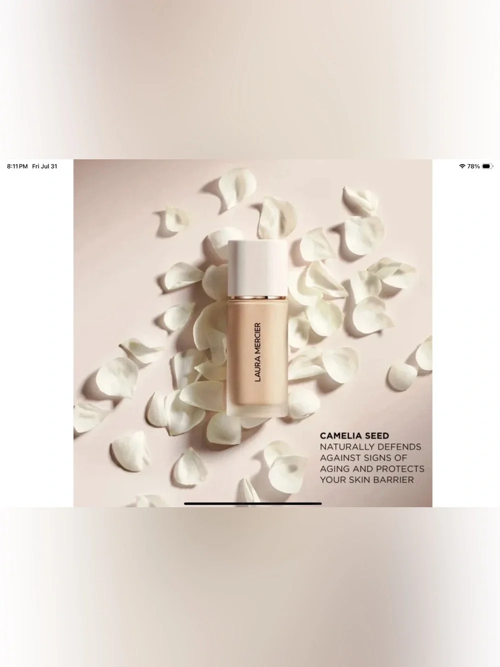 Laura Mercier Natural Finish Foundation - Beige 2C1 Ecru
